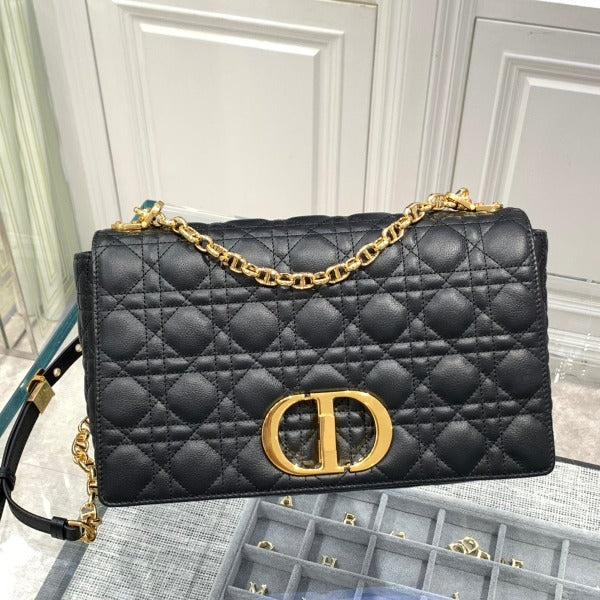 디올 카로백 라지 28cm 블랙