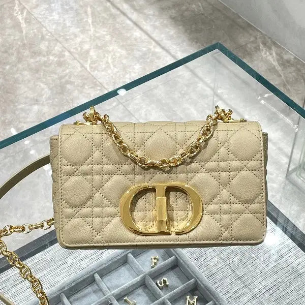 디올 카로백 스몰 20cm 베이지