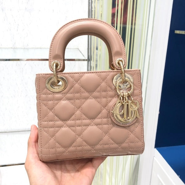 디올 레이디백 미니 17cm 피치